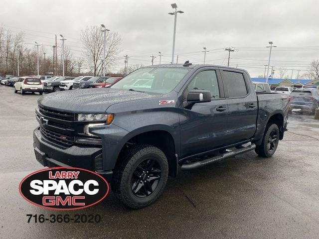 2021 Chevrolet Silverado 1500 LT Trail Boss in Shadow Gray Metallic — front three-quarter view