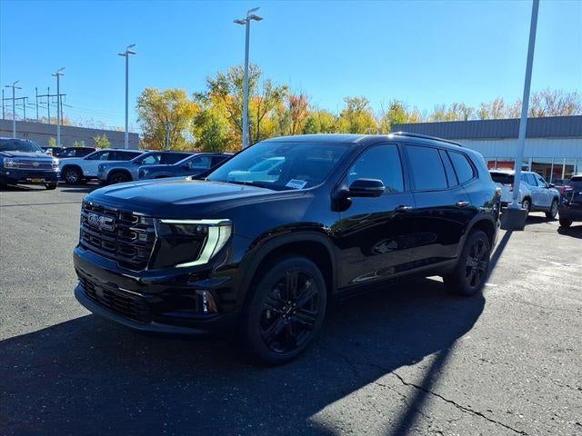 2026 GMC Acadia Elevation in Ebony Twilight Metallic — front three-quarter view