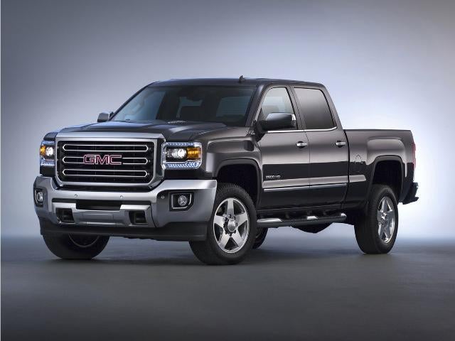 2016 GMC Sierra 2500 HD SLE in Quicksilver Metallic — front three-quarter view