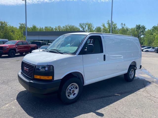 2026 GMC Savana Cargo Base in Summit White — front three-quarter view
