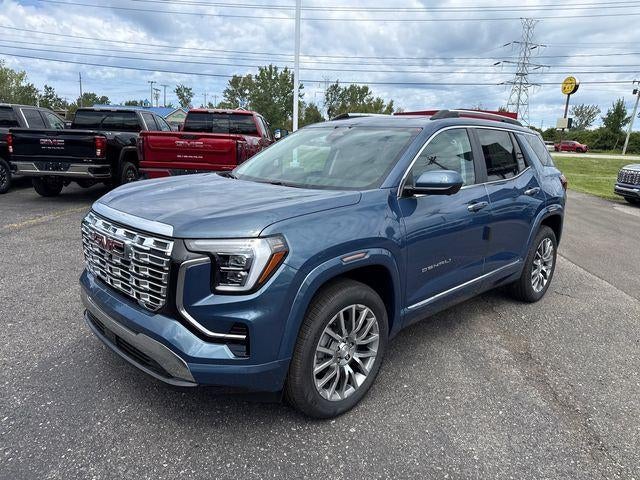 2027 GMC Terrain AWD Denali in Downpour Metallic — front three-quarter view