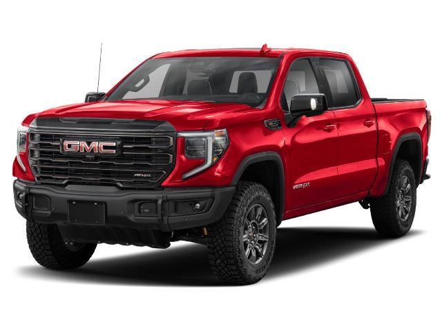 2026 GMC Sierra 1500 AT4X in Volcanic Red Tintcoat — front three-quarter view