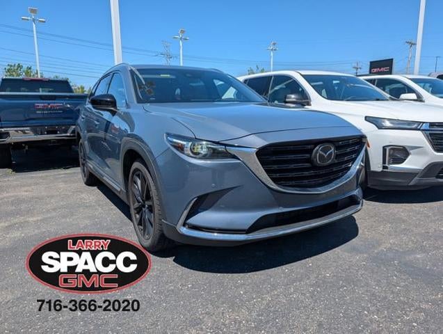 2022 Mazda Mazda CX-9 Carbon Edition in Blue — front three-quarter view