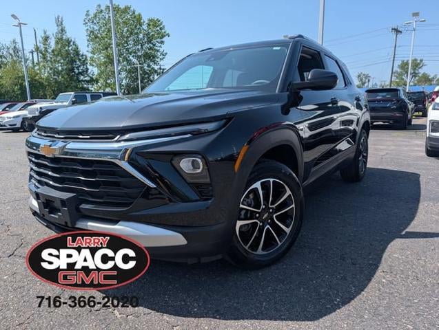 2024 Chevrolet Trailblazer LT in Mosaic Black Metallic — front three-quarter view